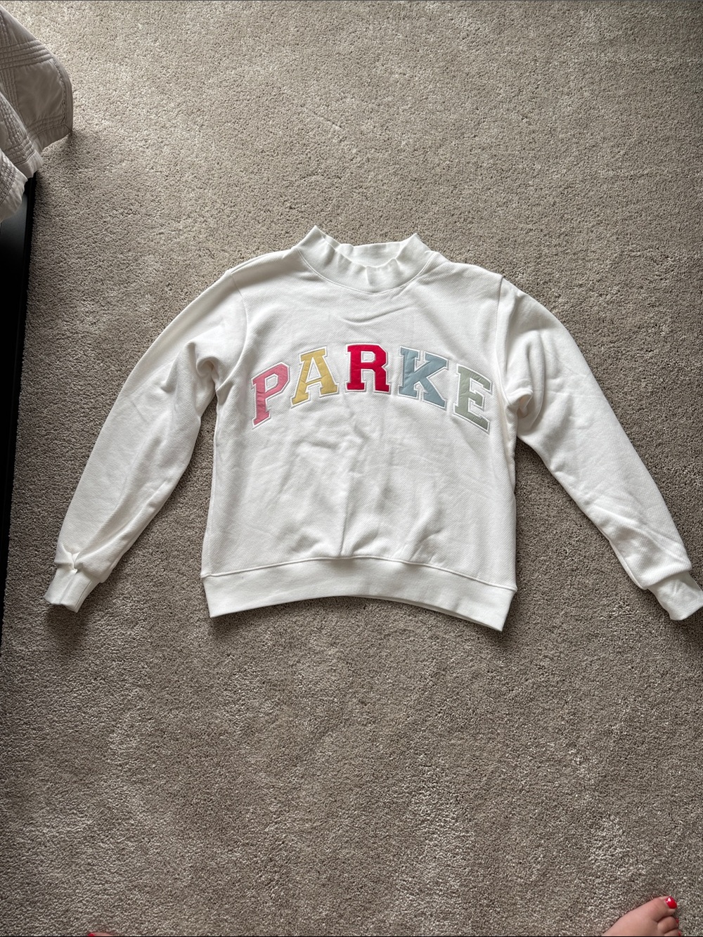 Parke Heritage Varsity Mockneck in Summerland Paradise- NWT - Picture 5 of 5